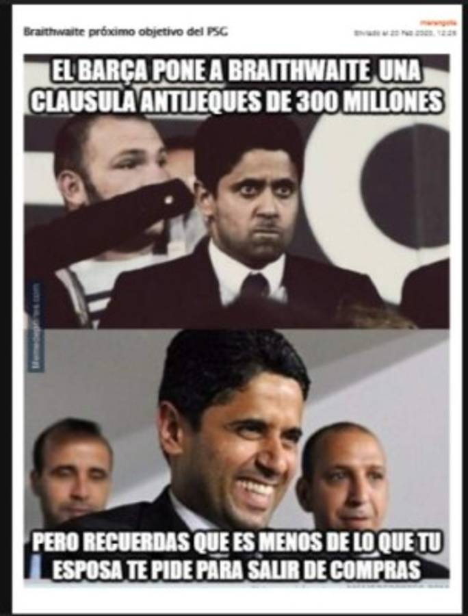 Barcelona: Los crueles memes sobre el polémico fichaje de Braithwaite