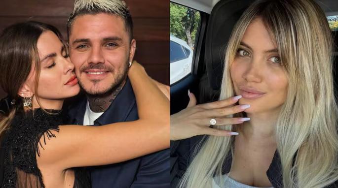 Icardi se compromete con su nueva novia y la ácida reacción de Wanda Nara: Ni yo ni mis hijas...