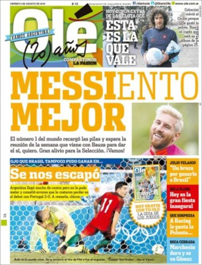 Las portadas de los diarios más importantes en el mundo deportivo