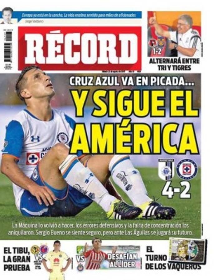 Las portadas de los diarios deportivos más importantes en el mundo