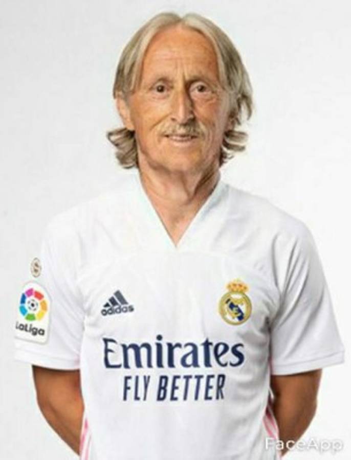 Así lucen los cracks del Real Madrid con filtro de anciano, Sergio Ramos y Vinicius irreconocibles