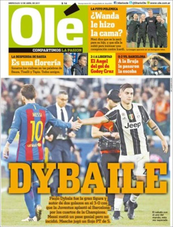 Juventus y Dybala pegan primero; Borussia Dortmund sufrió tremendo susto