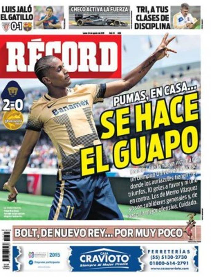 Las portadas de los diarios más importantes del mundo