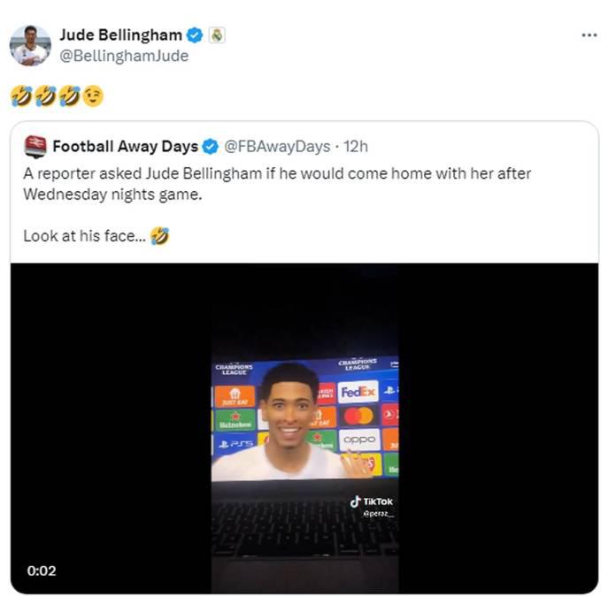 Dejó a Bellingham con esta cara: ¿Quién es la periodista que hizo incómoda propuesta y por qué lo hizo?