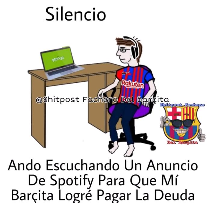 ¡Hacen pedazos a los madridistas! Los jocosos memes del acuerdo entre Barcelona y Spotify ¿Cómo será la camisa?