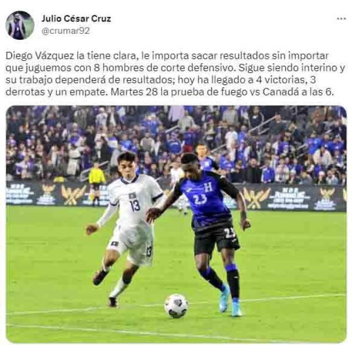 “Diego la tiene clara”, “Son hijos y así morirán”: La reacción de la prensa tras la victoria de Honduras sobre El Salvador