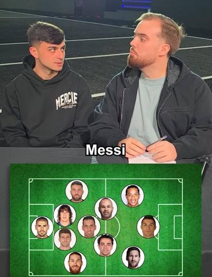 Pedri sorprendió tras revelar su 11 ideal: equipazo con dos leyendas del Real Madrid y su gran ídolo