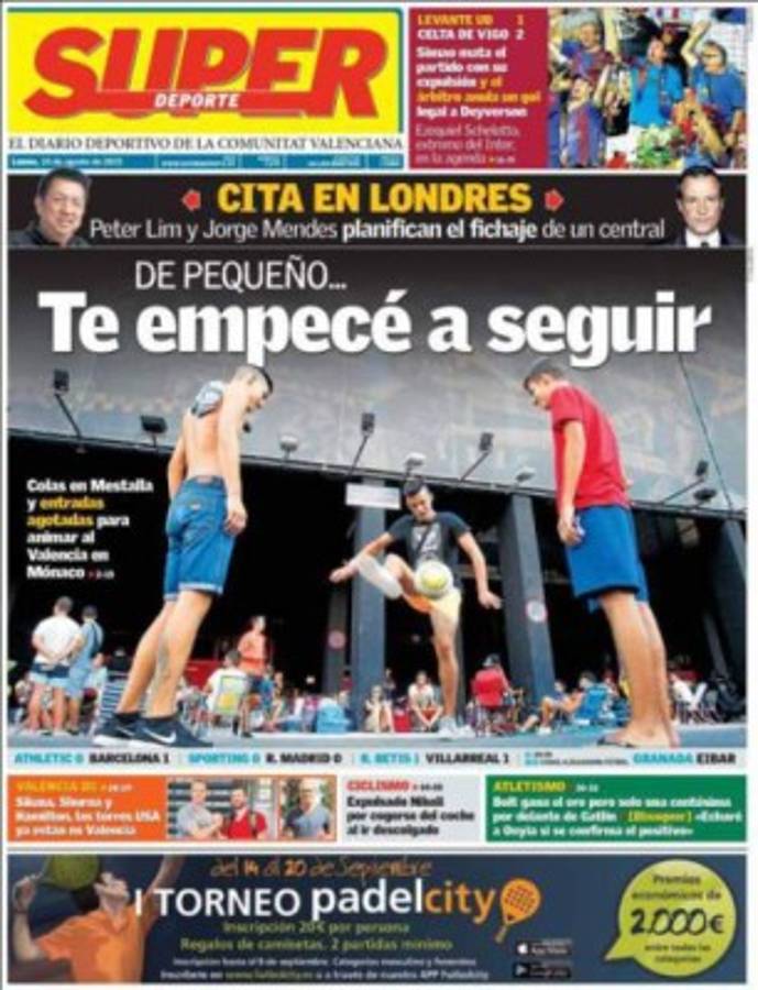 Las portadas de los diarios más importantes del mundo
