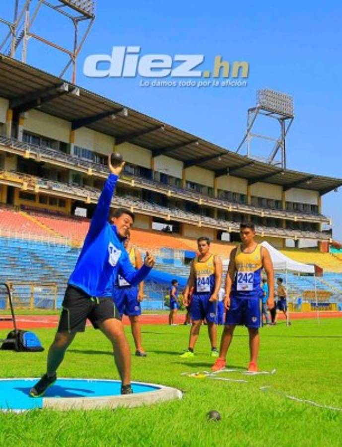 Torneo nacional de atletismo colegial es San Pedro Sula .