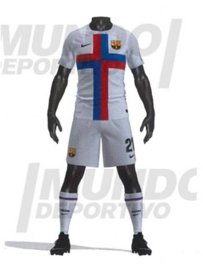 ¿De color blanco? Filtran las camisas del Barcelona para la temporada 2022-23 y hay polémica