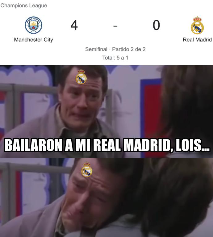 ¡Hasta el Barcelona! Real Madrid es víctima de terribles memes tras ser eliminado por el City en la Champions League