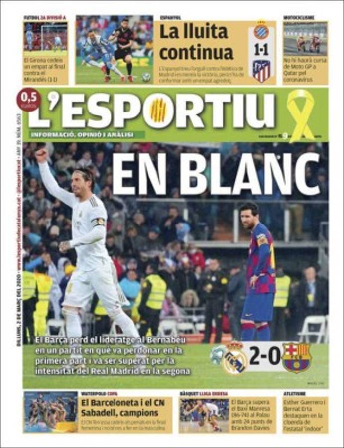 Así vienen las portadas por el mundo tras el triunfo del Real Madrid en el clásico