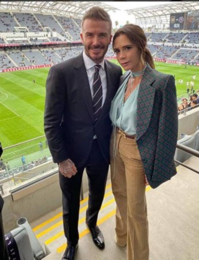 ¡Victoria deslumbró! Así vivió Beckham y su mujer el debut del Inter de Miami en la MLS