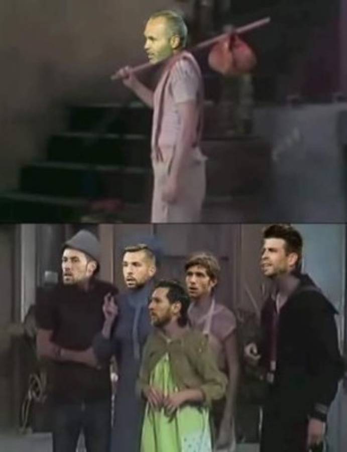 Los mejores memes de Iniesta y su adiós del Barça donde hacen pedazos a Messi