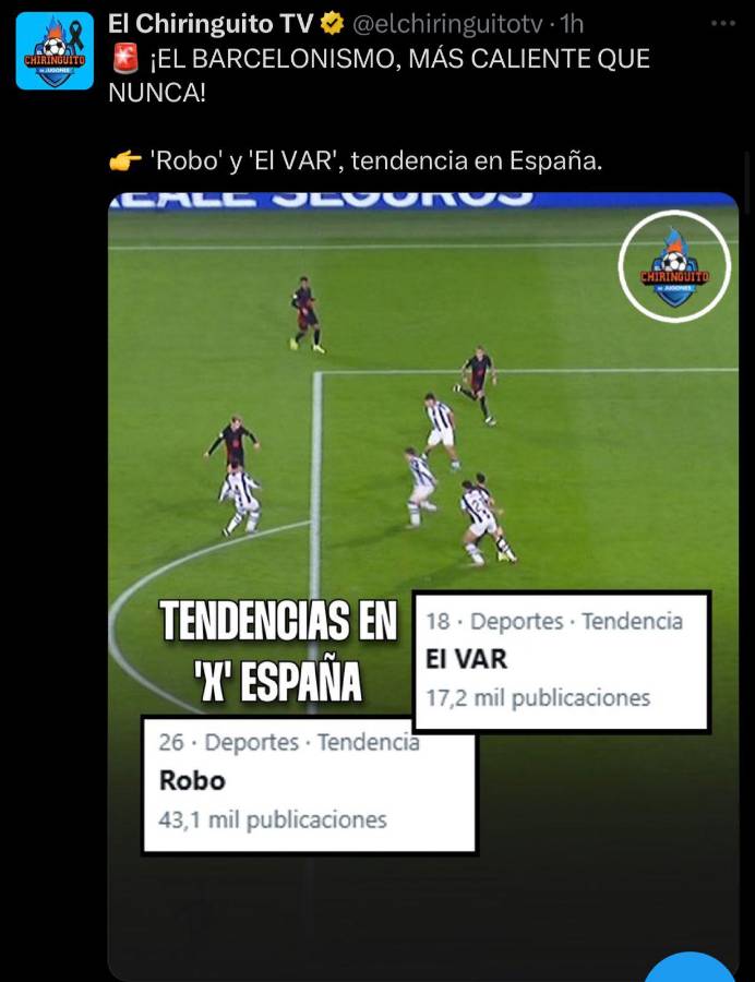 “Se debe repetir el partido” “¿la tecnología no sirve?”: la prensa reacciona tras la derrota polémica del Barcelona ante la Real