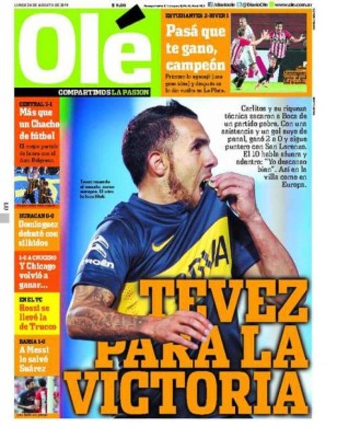 Las portadas de los diarios más importantes del mundo