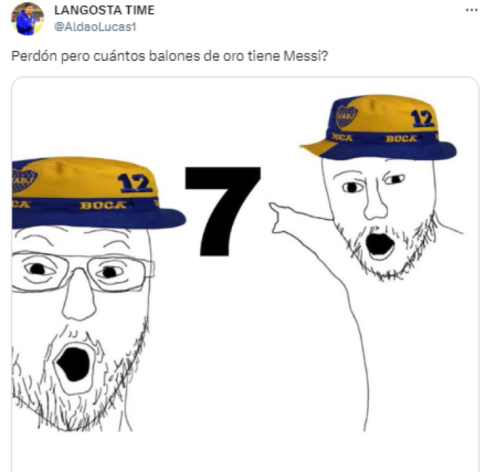 No se olvidaron de Cristiano Ronaldo: Así fueron los jocosos memes de Messi en la gala del balón de Oro 2023