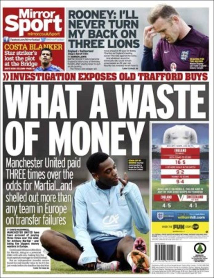 Las portadas de los diarios más importantes en el mundo