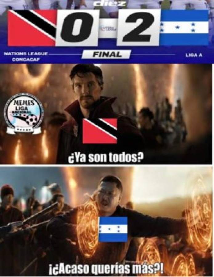 Honduras y los crueles memes del triunfo sobre Trinidad y Tobago en Liga de Naciones