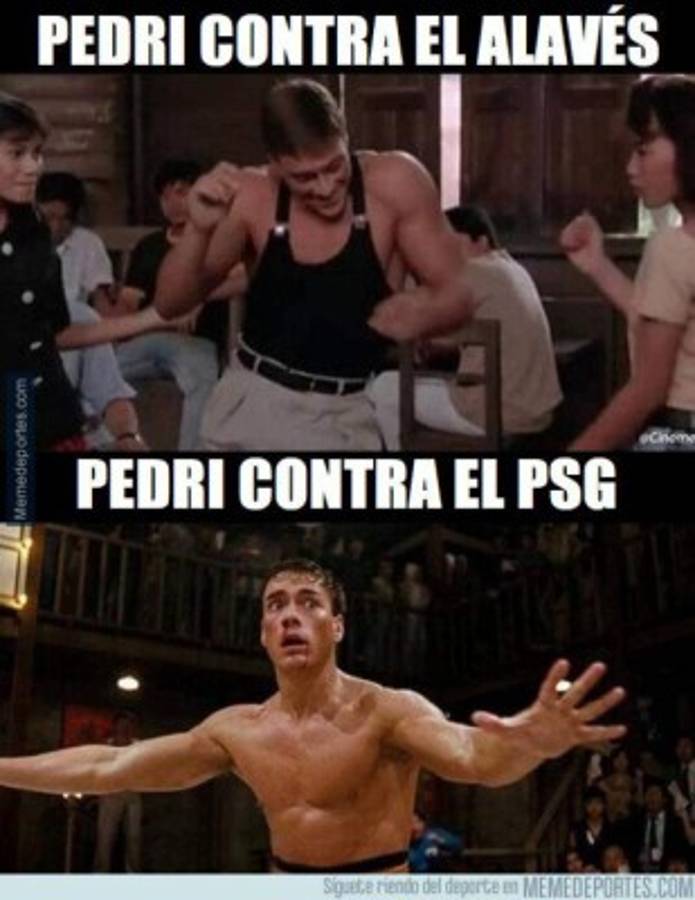 Hacen pedazos a Piqué y a Messi: Los otros memes de la goleada del PSG al Barcelona