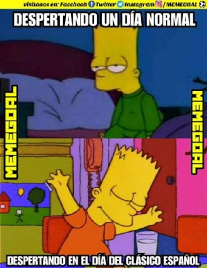 ¡MEMES! Hacen pedazos al Real Madrid tras perder el clásico ante Barcelona