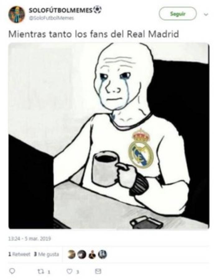 Los otros memes que terminan de 'liquidar' al Real Madrid tras la eliminación en Champions League