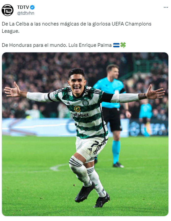 ”El mejor de Centroamérica”: prensa internacional se emociona con gol de Luis Palma en Champions ante Atlético