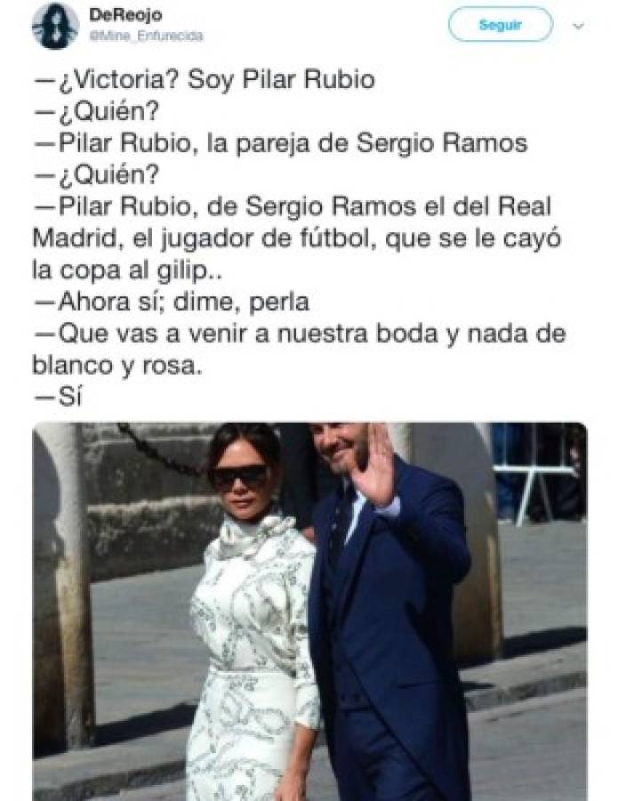 Los memes destrozan a Sergio Ramos y Pilar Rubio por su boda 'galáctica'