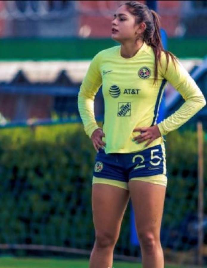 Jana Gutiérrez, la bella jugadora del América que es criticada en México por sus videos en Tik Tok