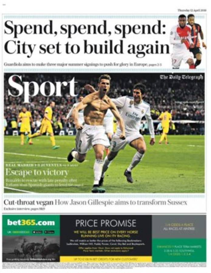 ¡Así amanecen las portadas luego de la polémica clasificación del Real Madrid!