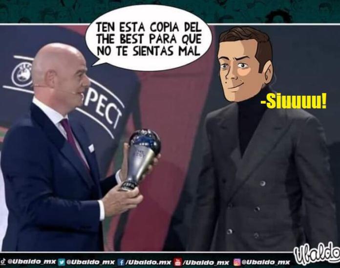 Los memes que no has visto de los Premios The Best donde no perdonan a Messi ni a Cristiano Ronaldo