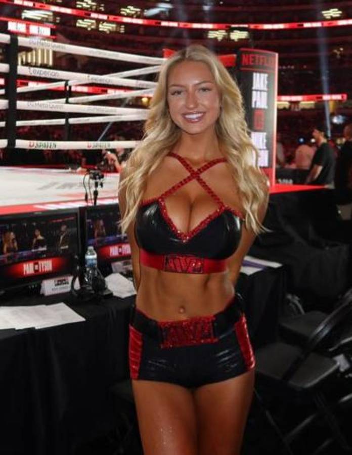 La chica del ring que se hizo viral por la pelea de Mike Tyson ante Jake Paul: “Me desperté con una abrumadora...”