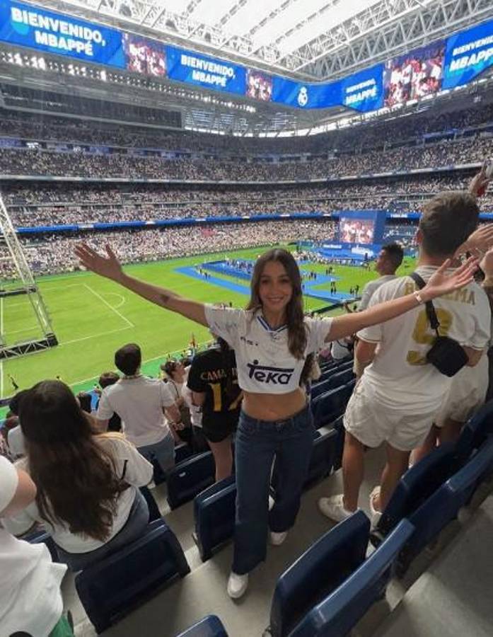 Así es Nuni Joya, la bella tiktoker hondureña que está viviendo un sueño en España con el Real Madrid