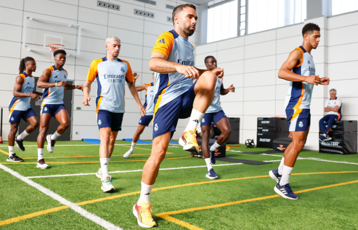 Mbappé ya está con el Real Madrid: así fue su primer entrenamiento y Ancelotti recupera todas sus armas