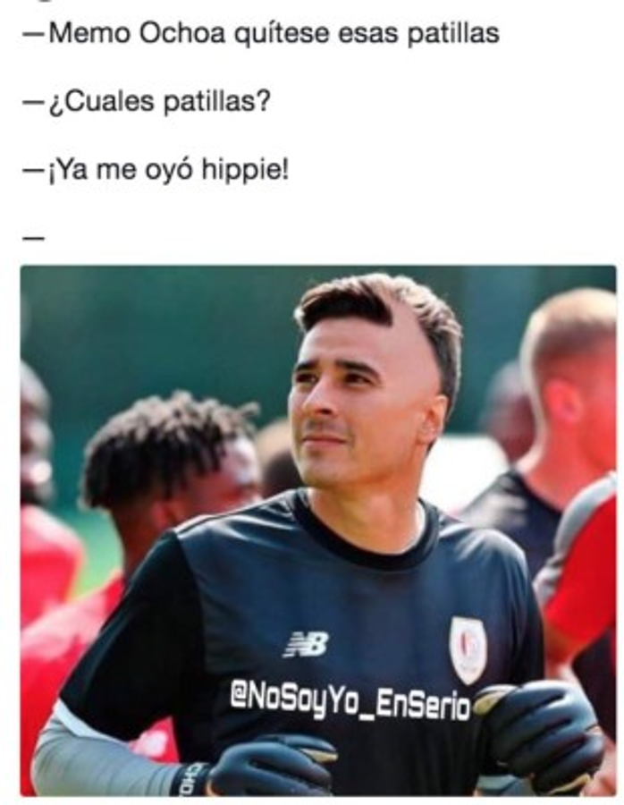 Los crueles memes contra 'Memo' Ochoa por su drástico cambio de 'look'