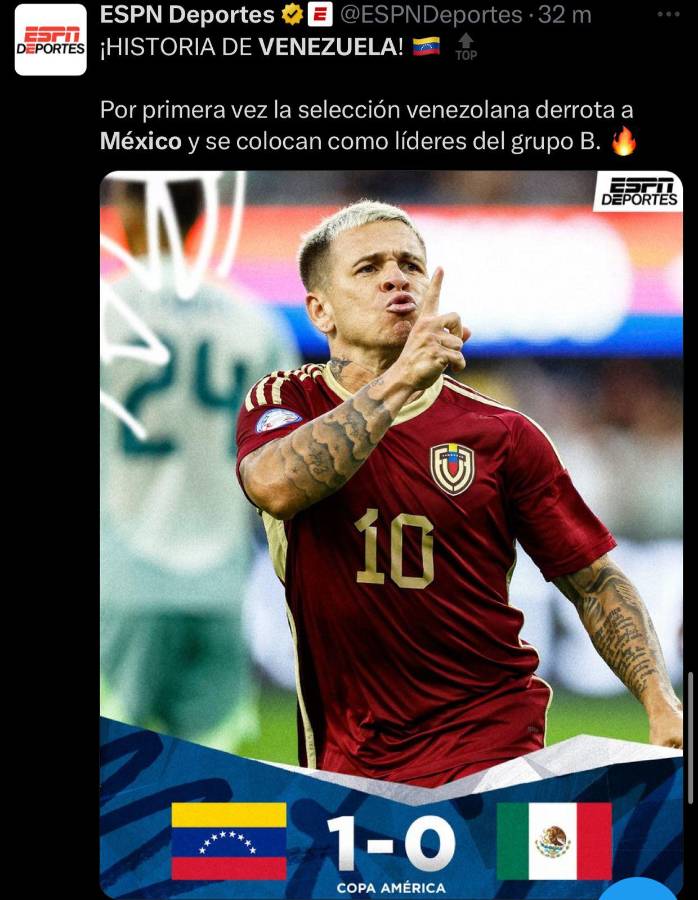 Faitelson y la prensa reacciona a la derrota de México ante Venezuela en la Copa América: “Somos una porquería”