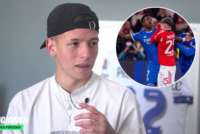 Prestianni rompe el silencio y habla de su encontronazo con Vinicius: Para nosotros argentinos es un insulto normal