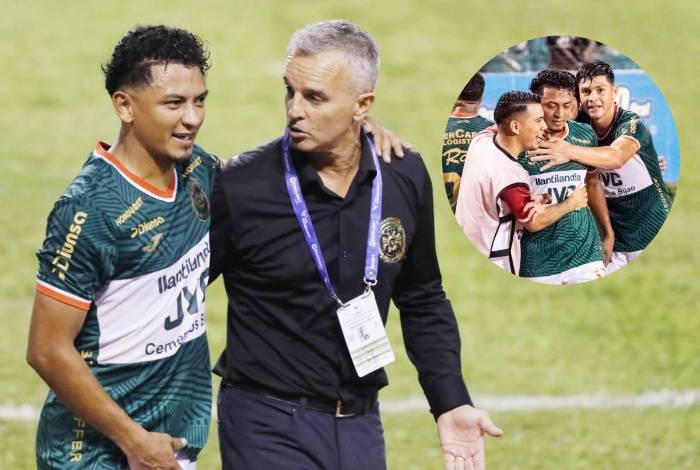 Alexy Vega salió de cambio y fue ovacionado por los aficionados de Marathón. Fotos Mauricio Ayala y Neptalí Romero.