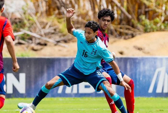 Honduras demostró falta de gol en sus dos compromisos ante Costa Rica en la gira de preparación. Foto cortesía FFH.