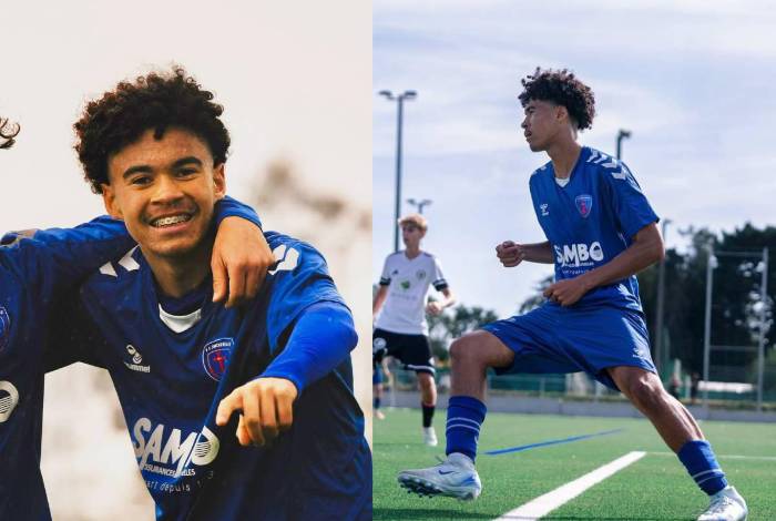 Paul Le Jeune Laboriel juega con la U-16 del US Concarneau de la tercera División de Francia. Foto cortesía.