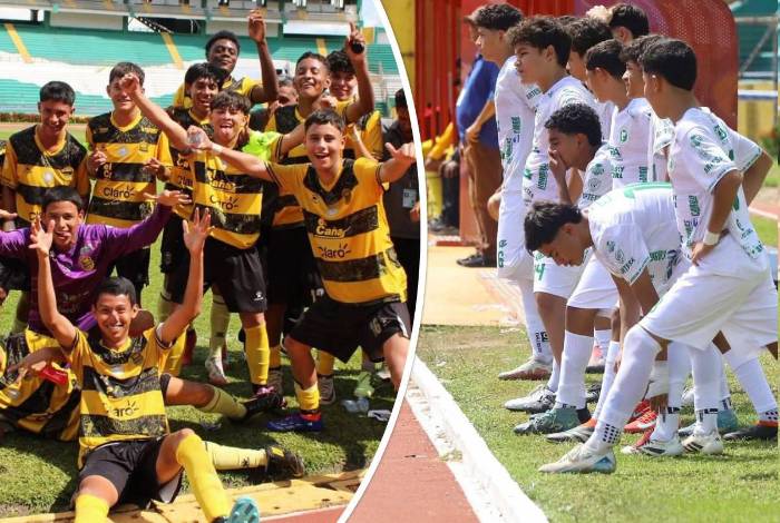 Real España y Platense Junior se reparten las coronas en las finales U-15 y U-17 de las ligas menores de San Pedro Sula