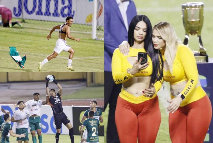 El Marathón goleó por 3-0 a Platense en la tercera fecha de la triangular del torneo Apertura de la Liga Nacional de Honduras. Fotos Neptalí Romero y Mauricio Ayala.