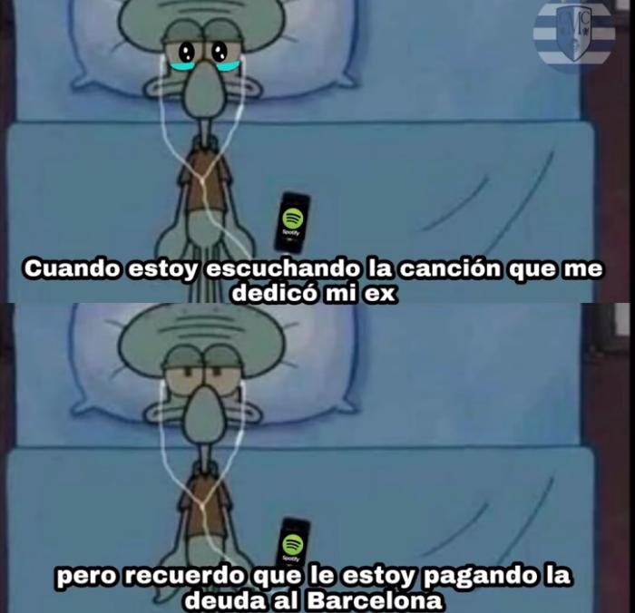 ¡Hacen pedazos a los madridistas! Los jocosos memes del acuerdo entre Barcelona y Spotify ¿Cómo será la camisa?