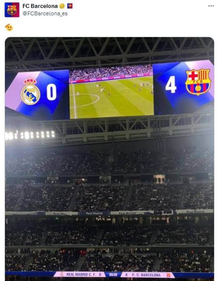 Las ‘burlas’ del Barcelona tras golear al Real Madrid en el Clásico: “Como en el patio del colegio”