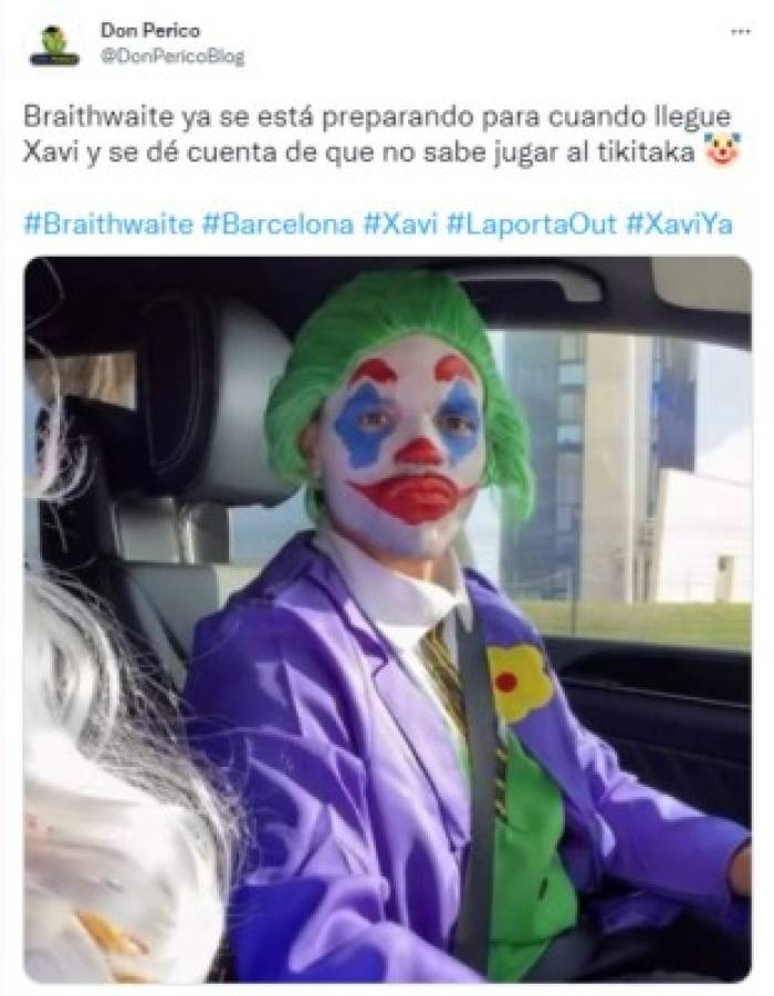 Figura del Barcelona se disfrazó del 'Joker' mientras el club atraviesa una crisis y los memes lo destrozaron