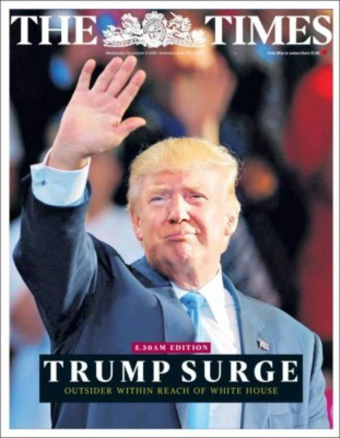 PORTADAS: La agresiva reacción de la prensa internacional tras gane de Donald Trump