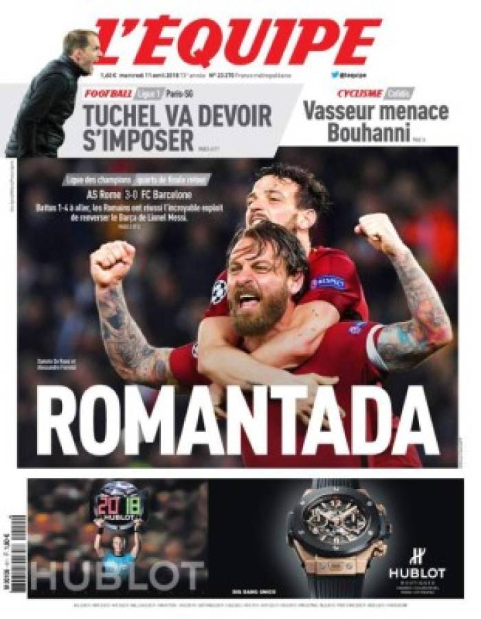 Las portadas por el mundo sobre el Barça: 'Fracaso sin excusas'