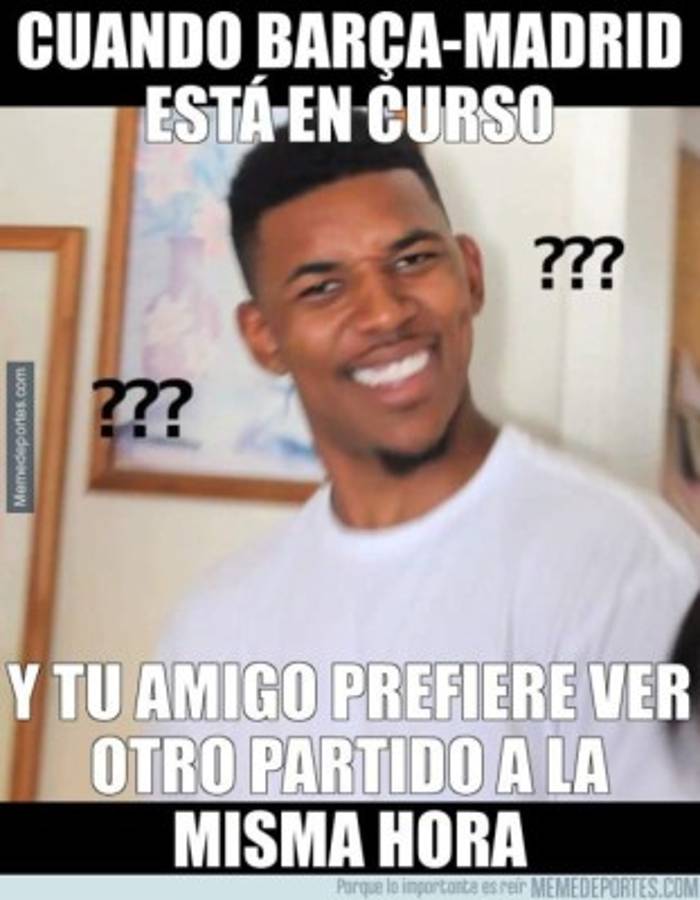 ¡Imperdibles! Los mejores memes del empate entre Barcelona y Real Madrid