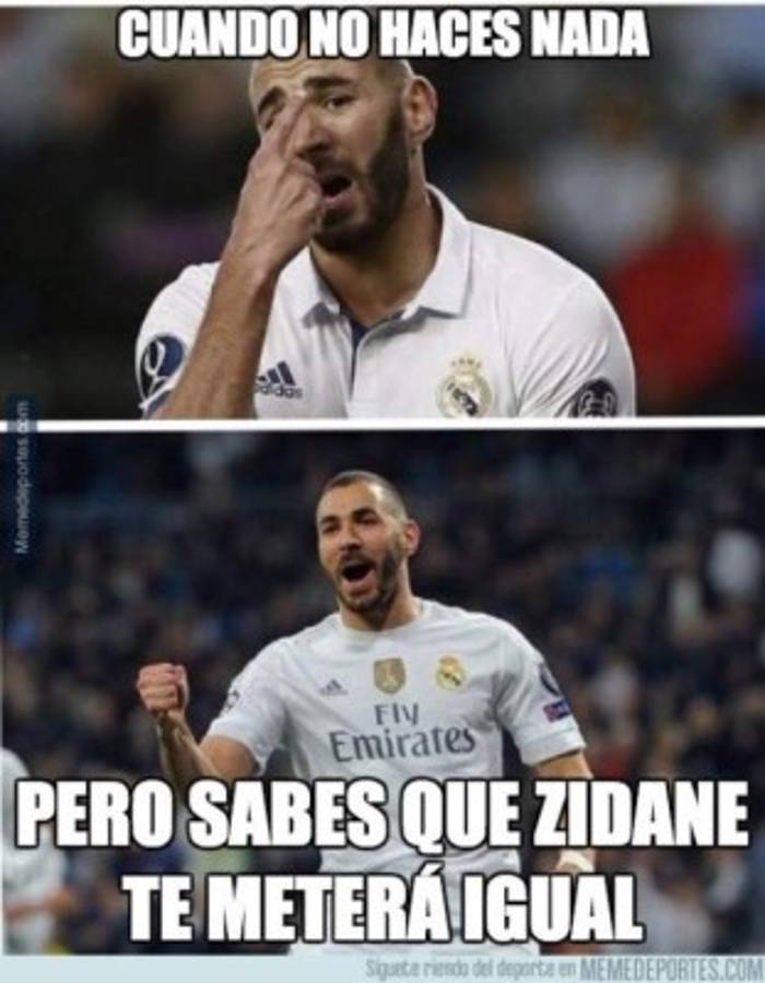 ¡Ni goleando lo perdonan! Los memes se reactivan para Benzema tras Las Palmas-Madrid