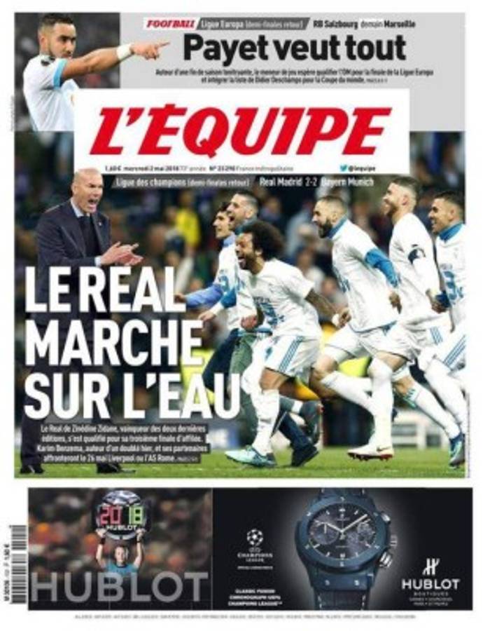 Las portadas sobre el pase a la final del Real: Así, así, así se clasifica el Madrid